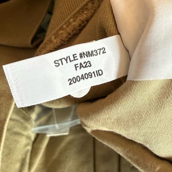 NWT MADEWELL Paperbag Trench Trousers in (Re)generative Chino Color Khaki Sz 12 - Picture 10 of 11